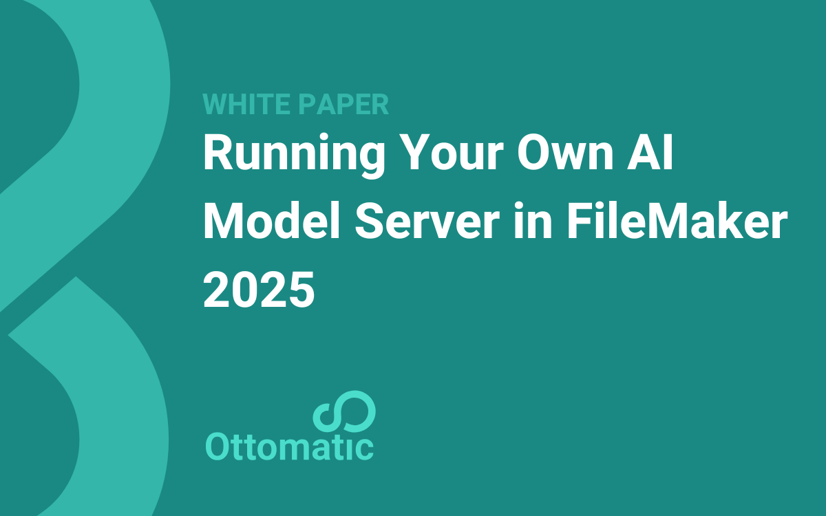 Running Your Own AI Model Server in FileMaker 2025